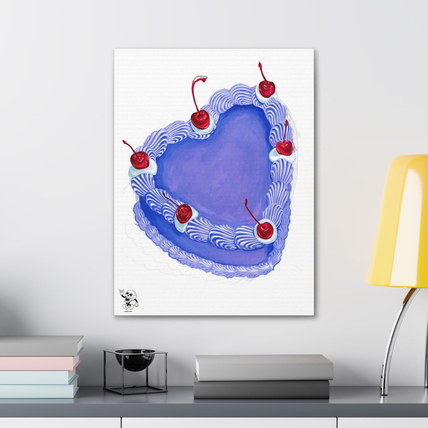 HEART cake canvas