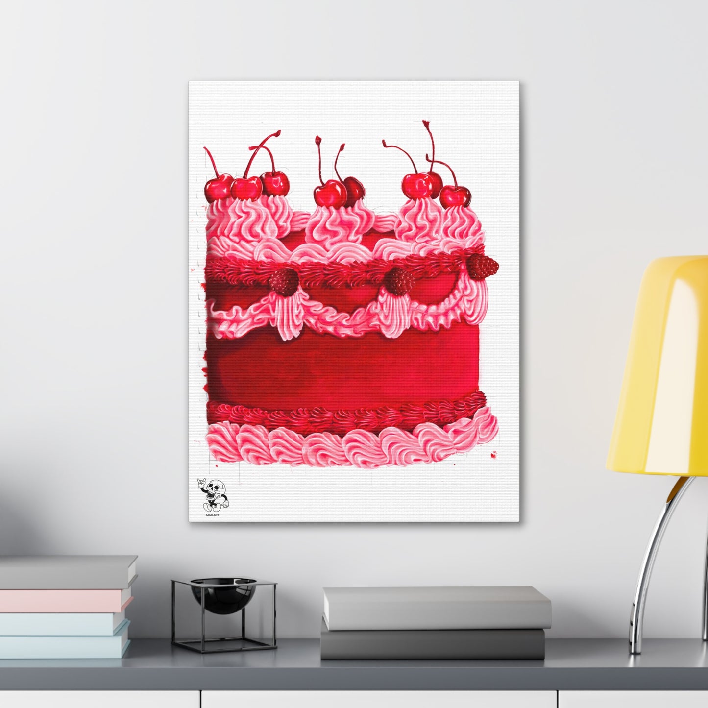 BERRY cake canvas