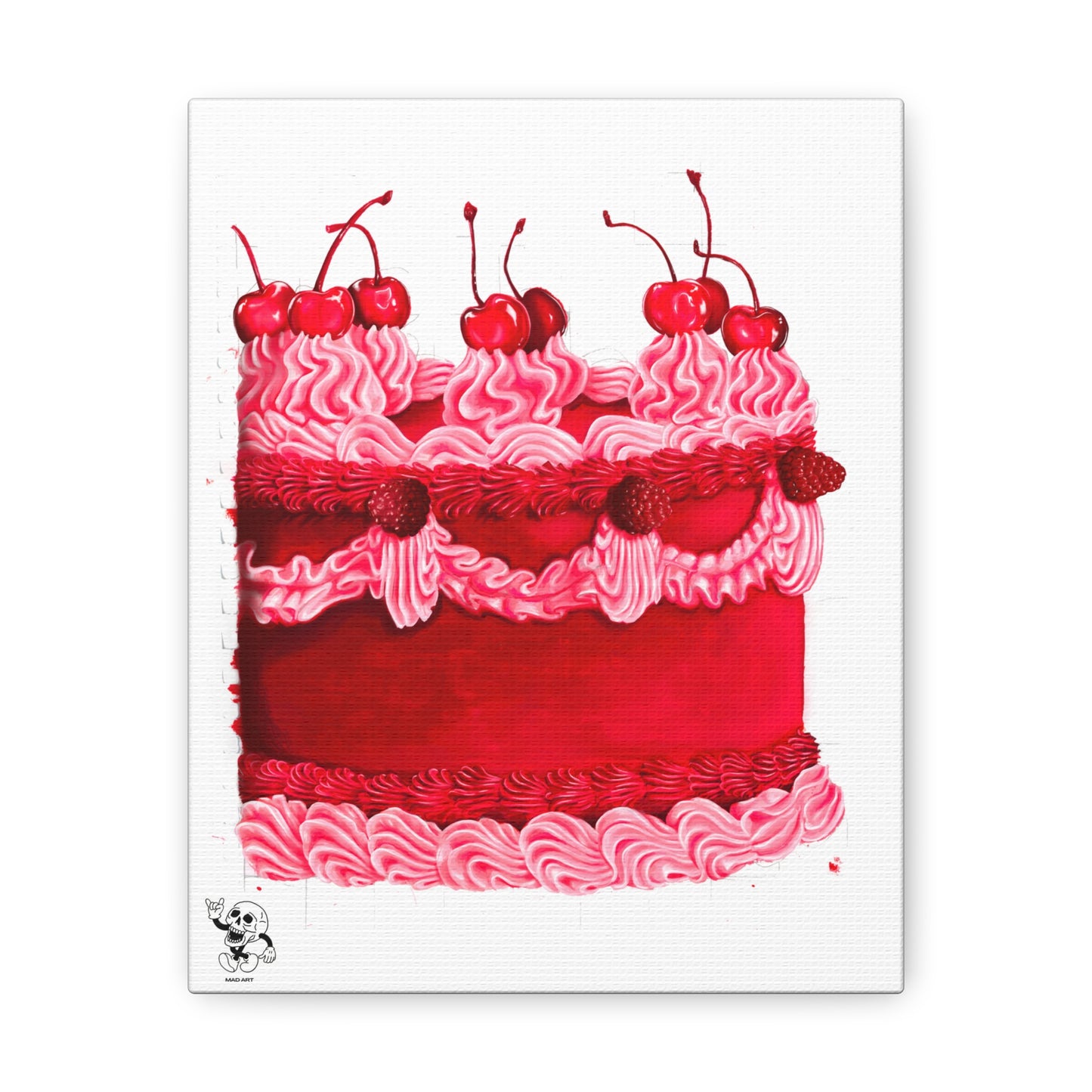BERRY cake canvas
