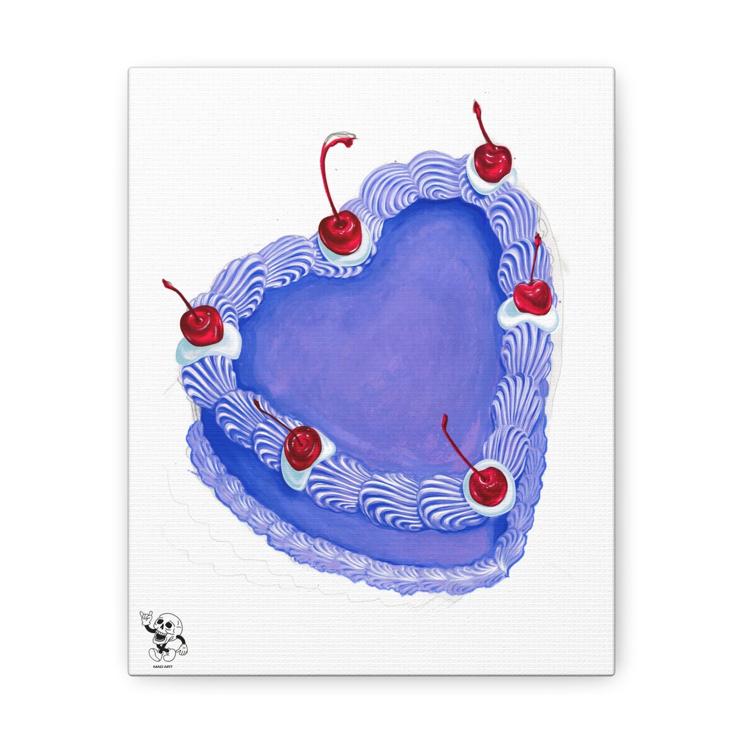HEART cake canvas