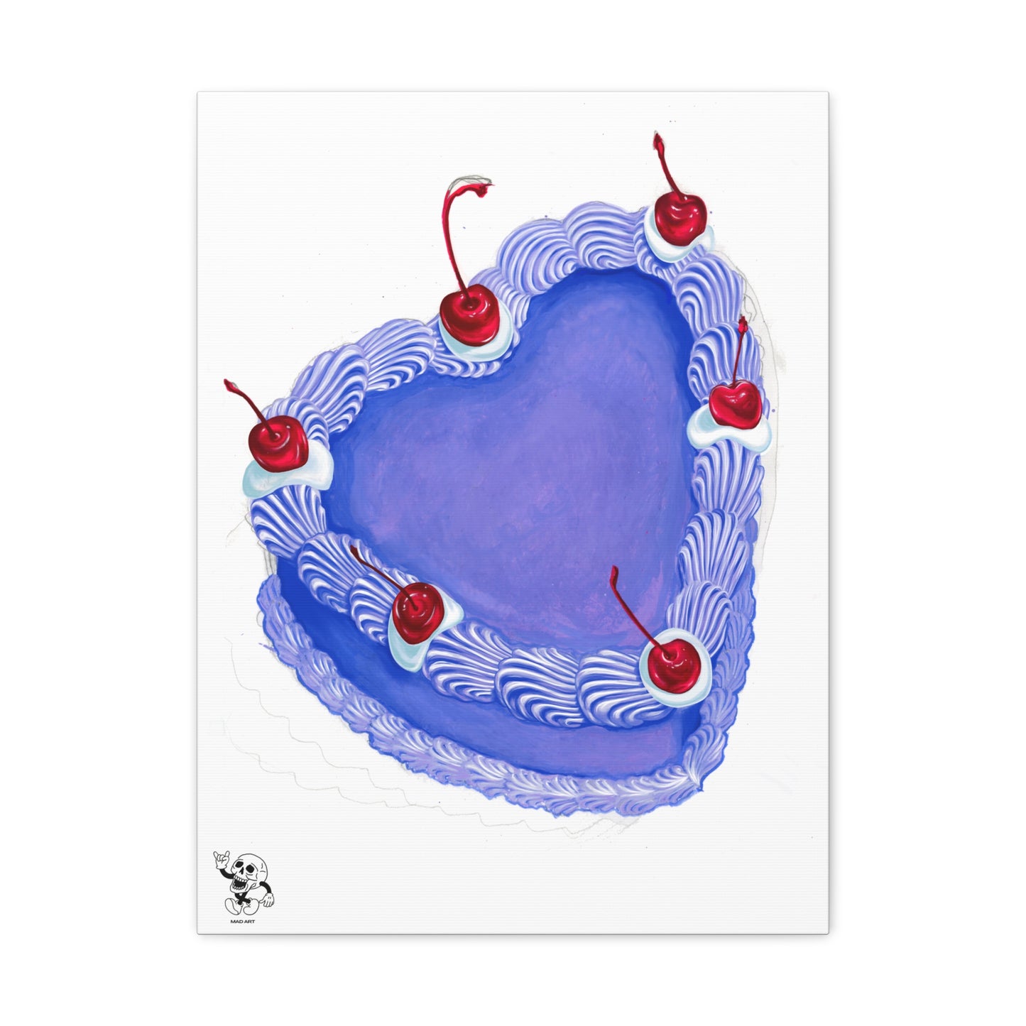 HEART cake canvas