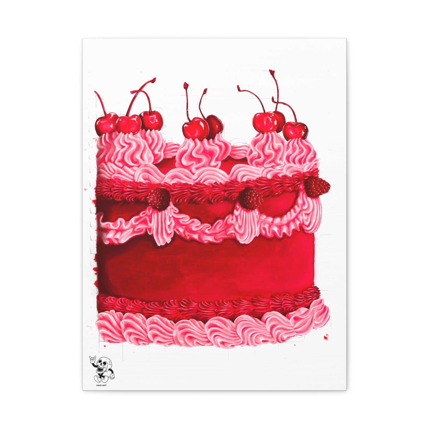 BERRY cake canvas